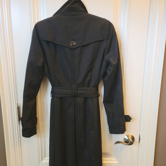 Worthington Black Trench Coat - Picture 2 of 14